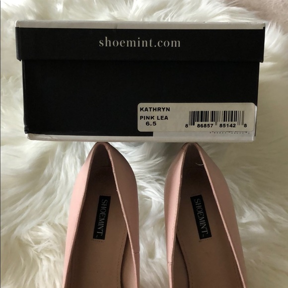 Shoemint Kathryn Pink Lea Pointed Heels - Picture 7 of 8